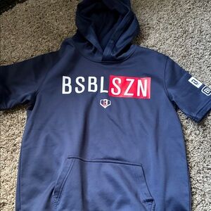 Navy Blue Kids Hoodie